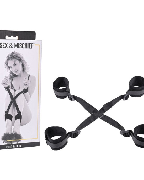 Sex & Mischief Hog Tie - Black