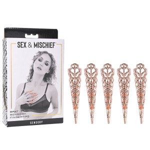 Sex & Mischief Brat Sensory Fingertips - Rose Gold