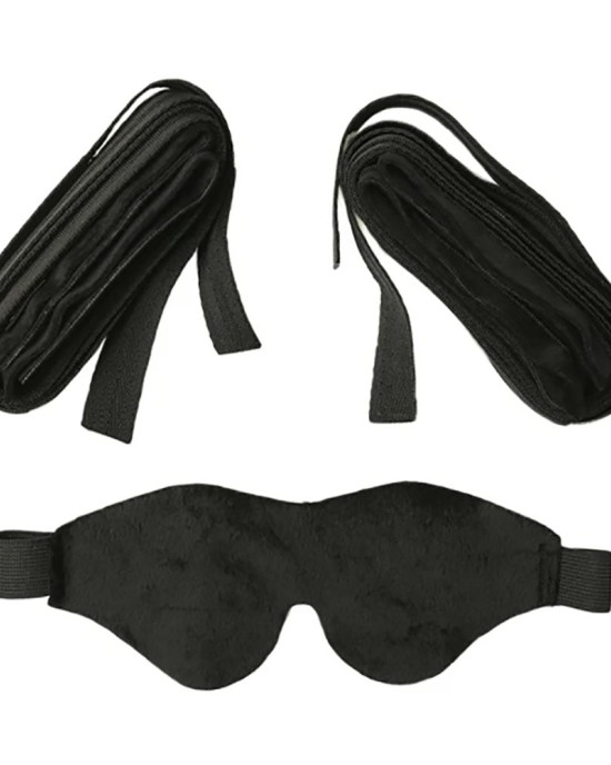 Sex & Mischief Our First Bondage Kit - Black