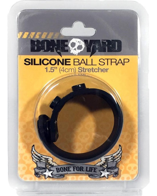 Boneyard Silicone Ball Strap - Black