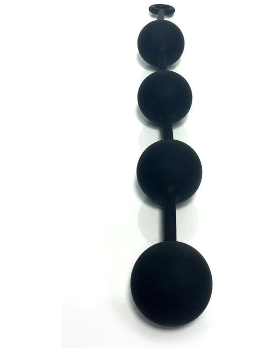 Boneyard Ass Ballz XL Anal Beads - Black