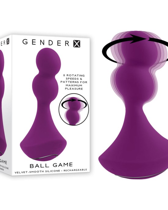 Gender X Ball Game - Vibrating Butt Plug - Pink