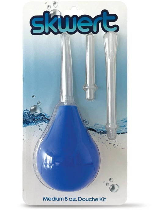 Skwert Medium 8 oz Douche Kit - Blue