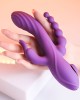 Evolved Fourgasm Triple Vibrator with Suction - Purple