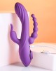 Evolved Fourgasm Triple Vibrator with Suction - Purple