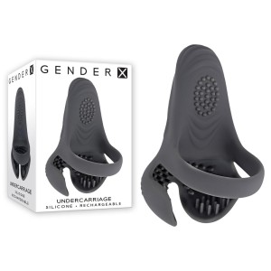 Gender X Undercarriage Vibrating Ring - Grey