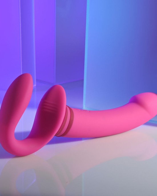 Gender X Sharing Is Caring Strapless Dildo - Pink