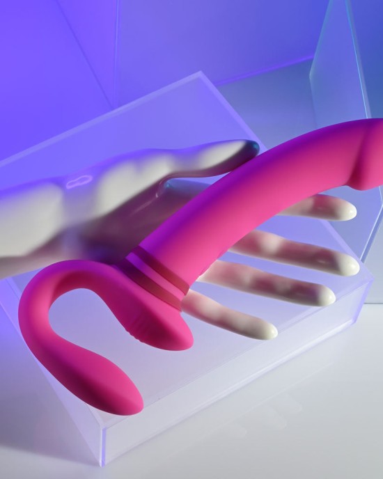 Gender X Sharing Is Caring Strapless Dildo - Pink