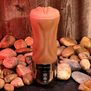 Zero Tolerance Tight Lipped - Vibrating Stroker - Brown