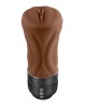 Zero Tolerance Tight Lipped - Vibrating Stroker - Brown