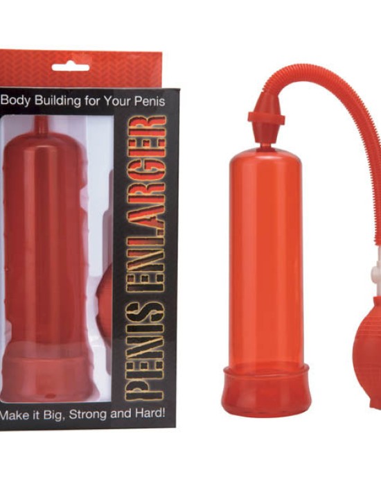 Penis Pump Enlarger - Red