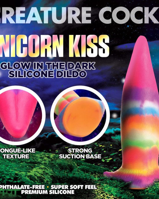 Creature Cocks Unicorn Kiss Silicone Dildo