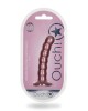 Ouch! Beaded Silicone 5 Inch G-Spot Dildo - Rose Gold