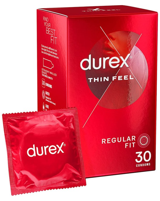 Durex Thin Feel Regular - 30 Pack