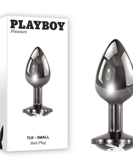 Playboy Pleasure Tux - Small Metal Butt Plug