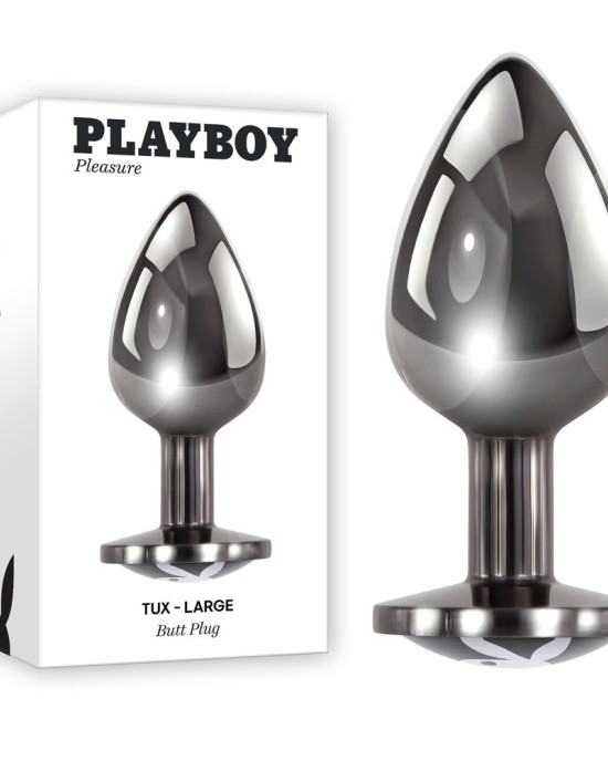 Playboy Pleasure Tux - Large Metal Butt Plug