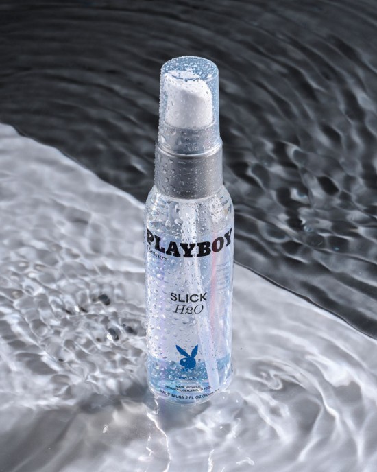 Playboy Pleasure Slick H2O Water Based Lubricant  - 60ml