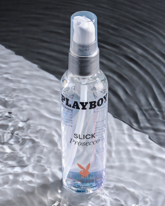 Playboy Pleasure Slick Prosecco Flavoured Water Based Lubricant - 120ml