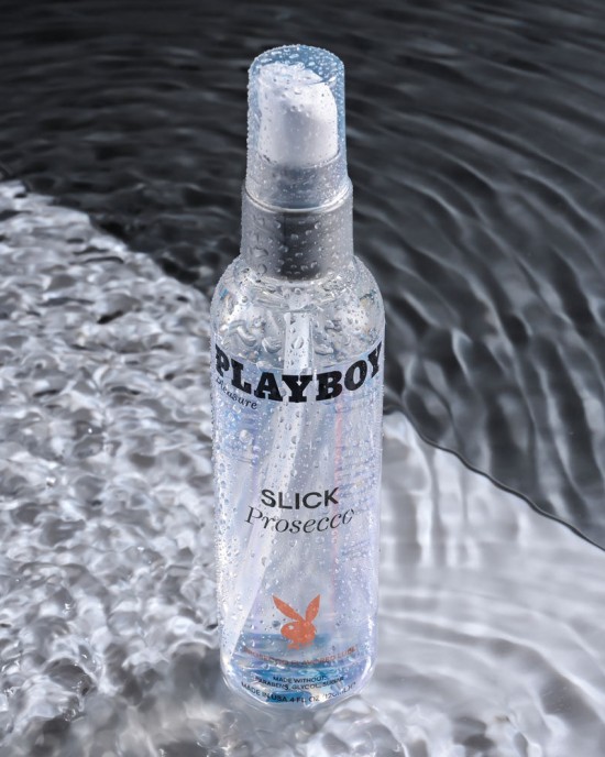 Playboy Pleasure Slick Prosecco Flavoured Water Based Lubricant - 120ml