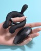 Playboy Pleasure Triple Play - Cock Ring with Wireless Remote - Black