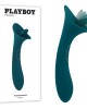 Playboy Pleasure True Indulgence Vibe with Flicking Tip - Teal