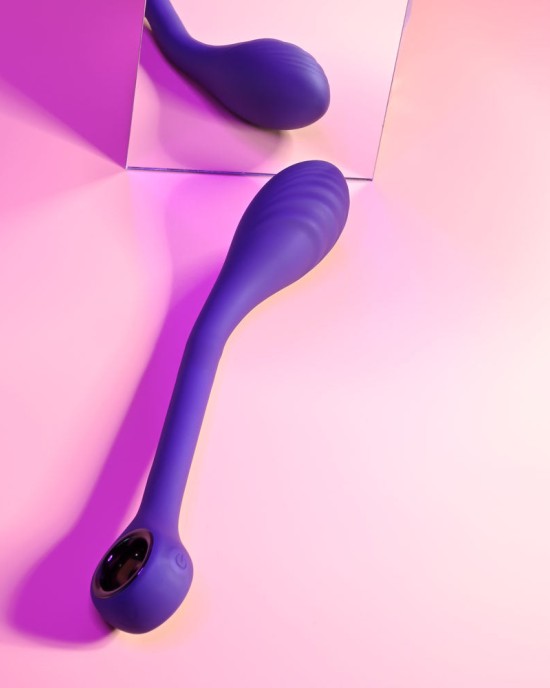 Playboy Pleasure Spot On Poseable G-Spot Vibrator - Purple