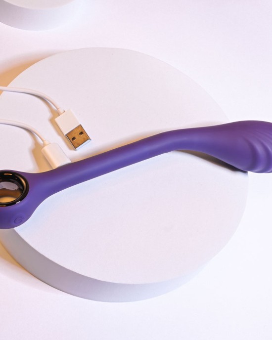 Playboy Pleasure Spot On Poseable G-Spot Vibrator - Purple