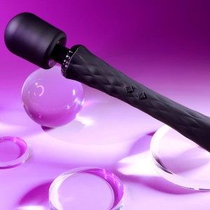 Playboy Pleasure Royal Massage Wand - Black