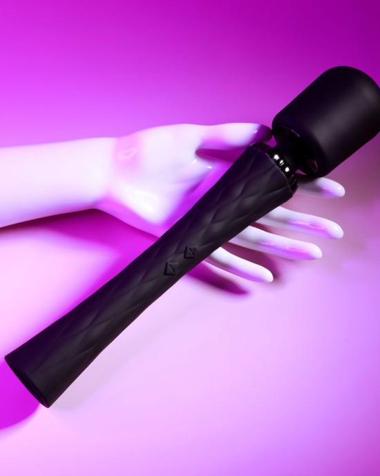 Playboy Pleasure Royal Massage Wand - Black