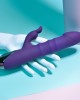 Playboy Pleasure Hop To It Rabbit Vibrator - Purple