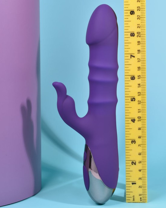 Playboy Pleasure Hop To It Rabbit Vibrator - Purple