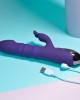 Playboy Pleasure Hop To It Rabbit Vibrator - Purple