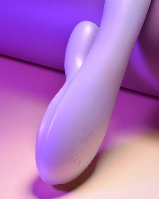 Playboy Pleasure Bumping Bunny - Thrusting & Warming Rabbit - Purple