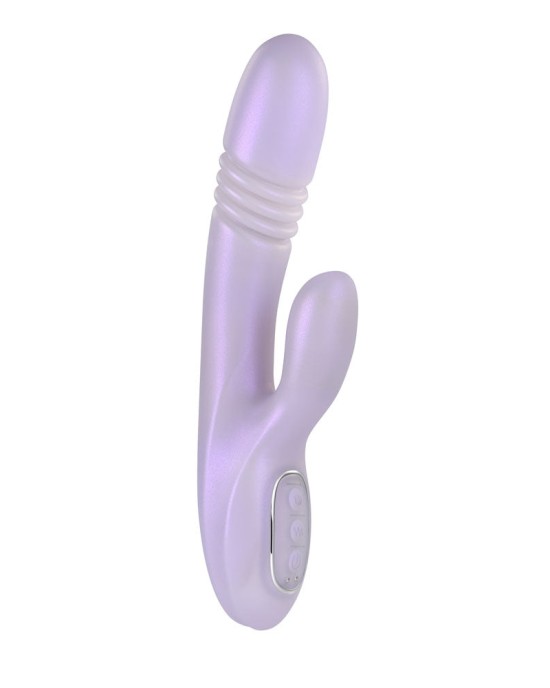 Playboy Pleasure Bumping Bunny - Thrusting & Warming Rabbit - Purple