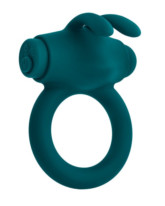 Playboy Pleasure Bunny Buzzer - Vibrating Cock Ring - Green