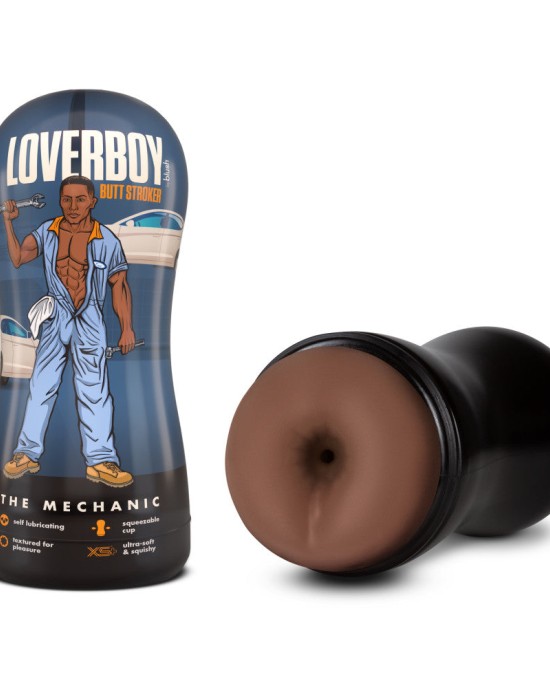 Loverboy The Mechanic - Brown Male Ass Stroker