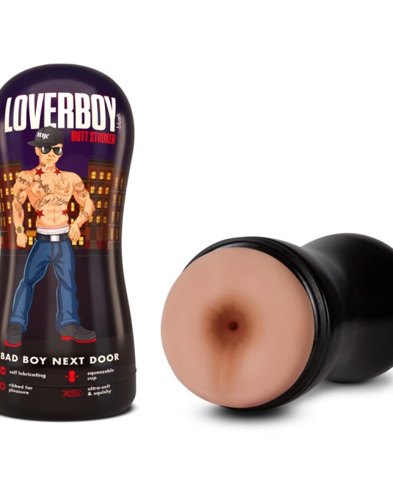 Loverboy Bad Boy Next Door - Flesh Male Ass Stroker