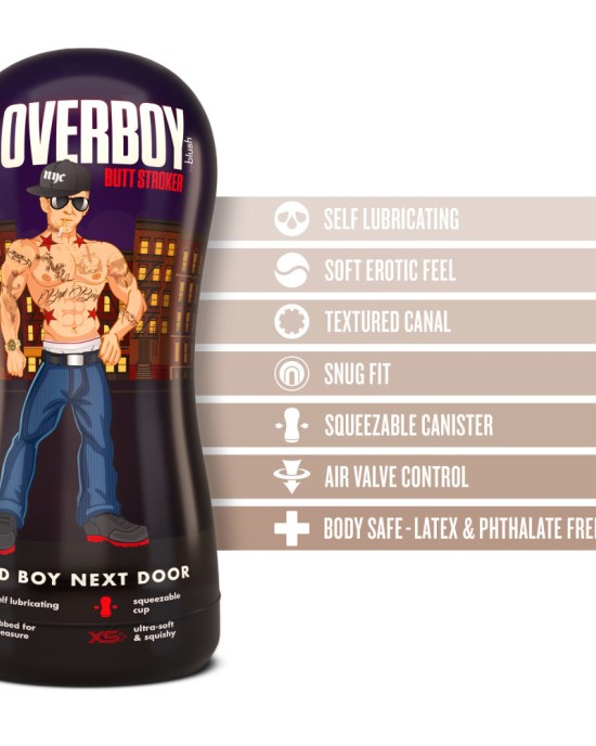 Loverboy Bad Boy Next Door - Flesh Male Ass Stroker