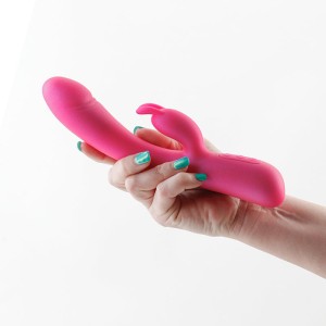 Royals Divine Rabbit Vibrator - Metallic Pink