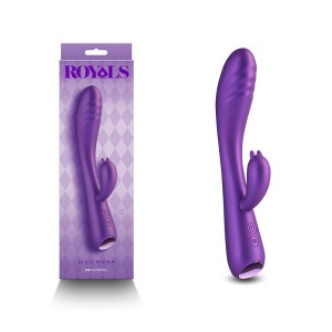 Royals Duchess Rabbit Vibrator - Metallic Purple