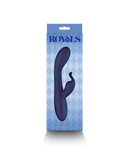 Royals Empress Rabbit Vibrator - Metallic Blue