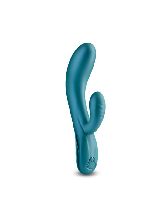 Royals Regent Rabbit Vibrator - Metallic Green