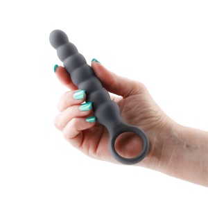 Desire Lucent  Vibrating Anal Beads - Grey