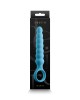 Desire Lucent Vibrating Anal Beads - Blue