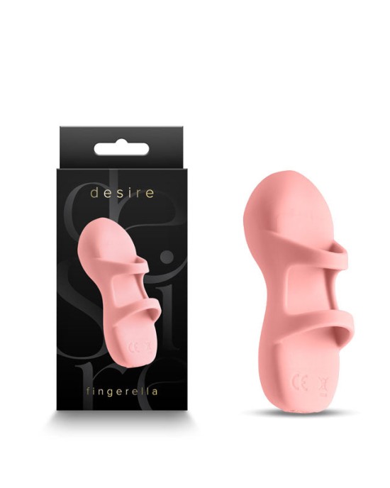 Desire Fingerella Finger Stimulator - Pink