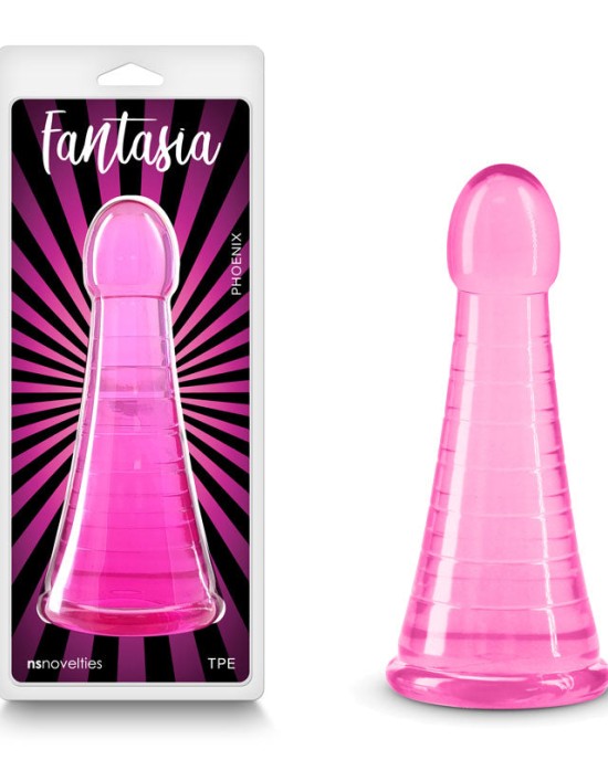 Fantasia Phoenix XL Butt Plug - Pink