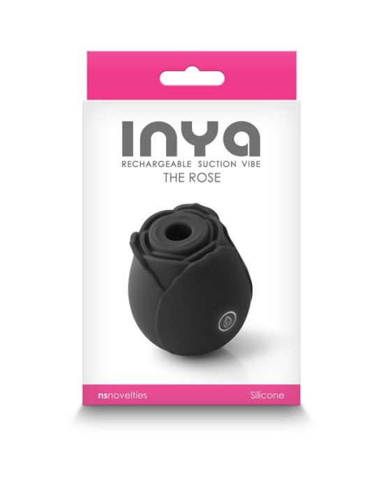 InYa The Rose - Clitoral Air Pulsation Stimulator - Black