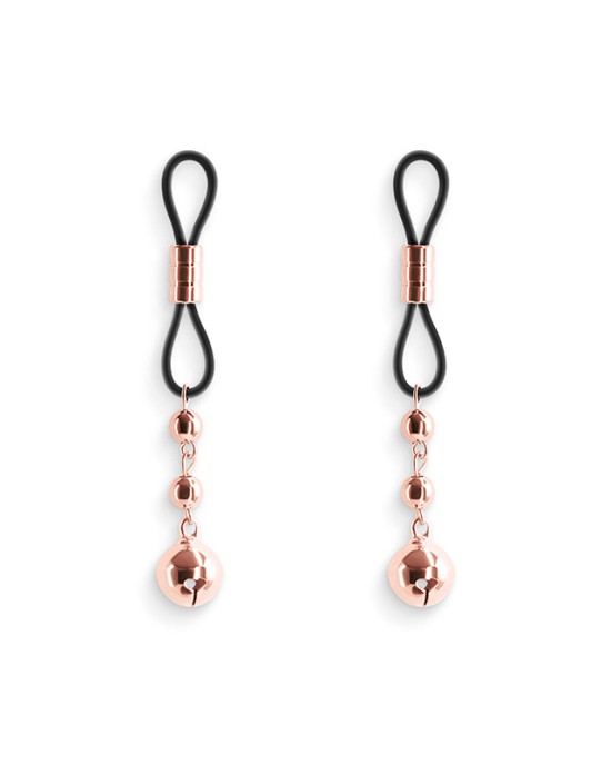 Bound Rose Gold/Gold Nipple Clamps - Set of 2