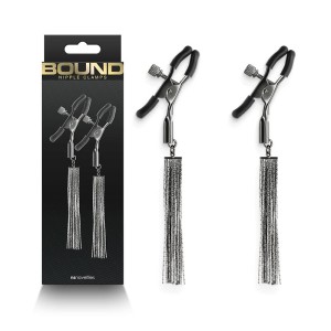 Bound Gunmetal Nipple Clamps - Set of 2