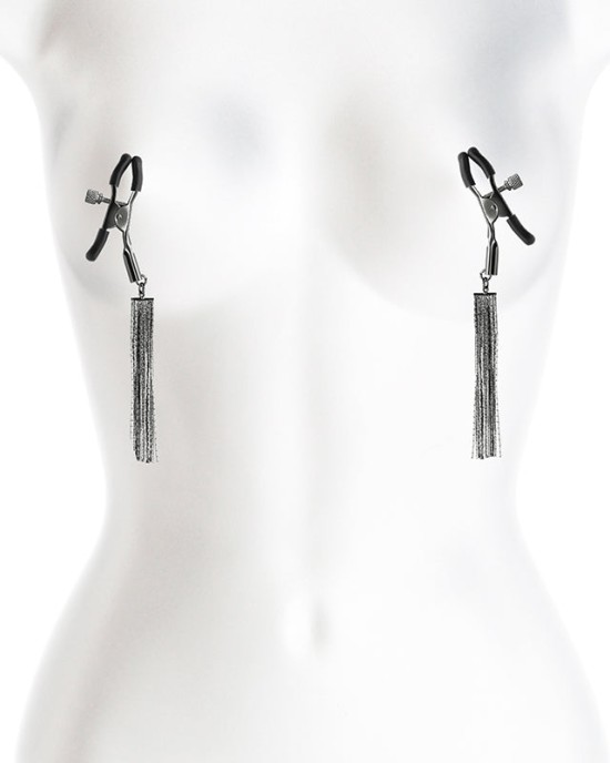 Bound Gunmetal Nipple Clamps - Set of 2